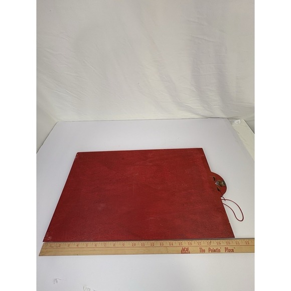 Rustic Wooden Advent Calendar 1-24 Felt Pockets Candy Cane Marker Handmade - Picture 8 of 9